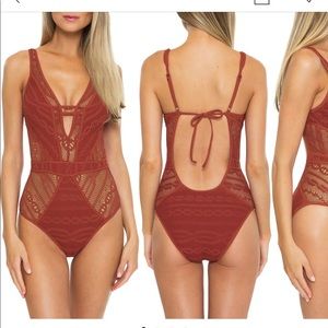 BECCA color play crochet swimsuit